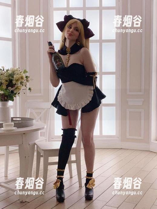 无圣光的时刻，Alina Becker把不知火舞演绎得淋漓尽致，原图不看可惜！